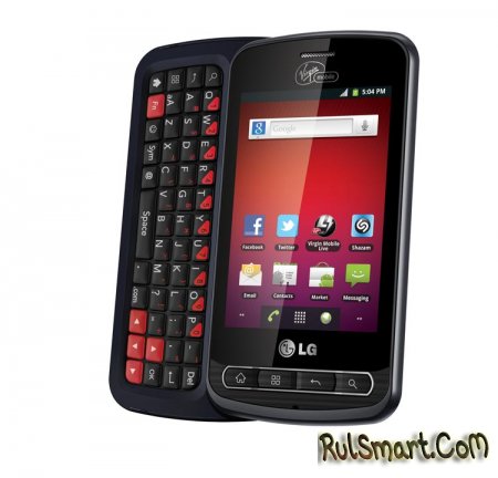 LG Optimus Slider : Android-КПК для Virgin Mobile