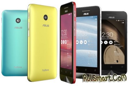 CES 2014: бюджетные смартфоны ASUS Zenfone 4, 5, 6 