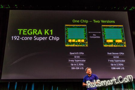 NVIDIA Tegra K1 - самый быстрый мобильный процессор