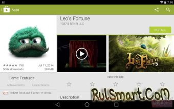 Google Play: новый дизайн в стиле Android L