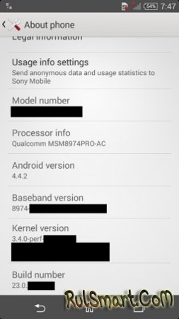Sony Xperia Z3 Compact: характеристики