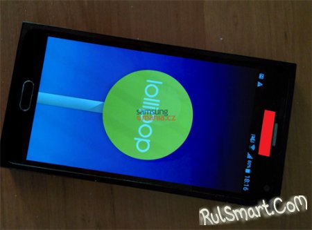 Samsung Galaxy Note 5: фото тестового образца