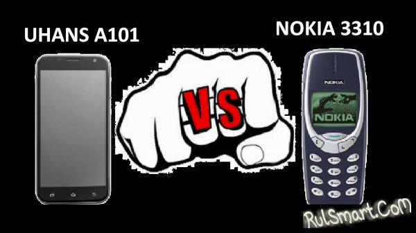 Краш-тест: UHANS A101 против Nokia 3310