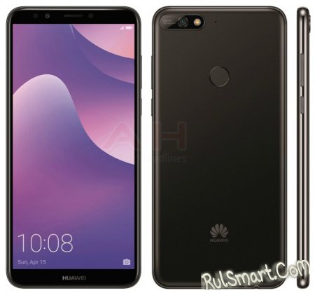 Huawei Y7 (2018): первые рендеры безрамочного смартфона