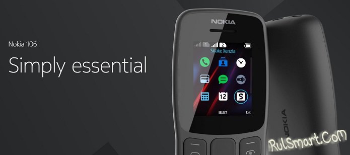Nokia 106: неожиданно простой телефон с двумя SIM-слотами с MediaTek