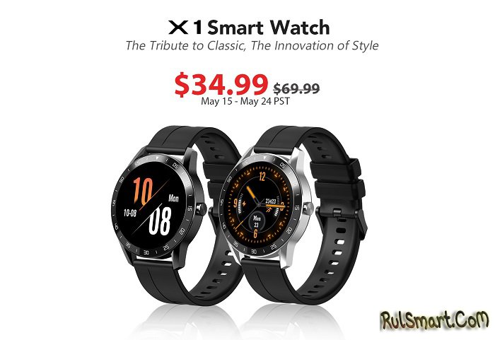 Blackview X1 — лучшие недорогие умные часы можно купить за полцены